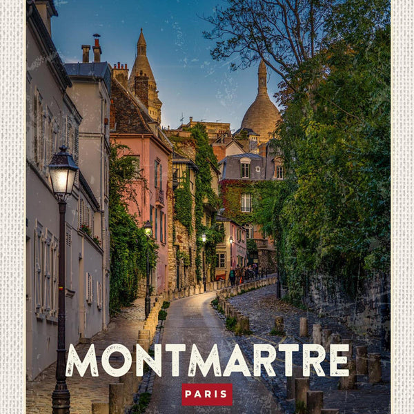 Schild Spruch Montmartre Paris Frankreich Stadtansicht JW