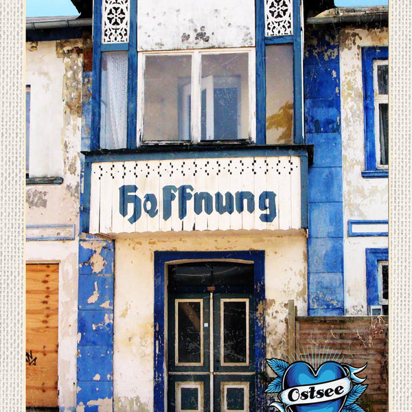 Schild Spruch Herz Liebe Ostsee Deutschland Haus Hoffnung  JW