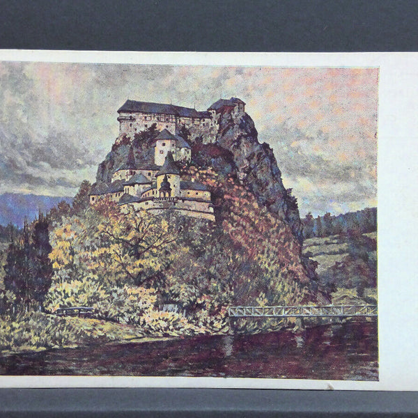 Karel Pospisil Oravsky Zamok Slovensko Gemälde JW 650443 C