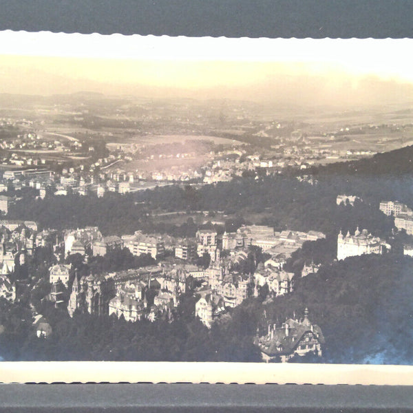 Weltbad Karlsbad Blick von er Freundschaftshöhe JW 500181 C