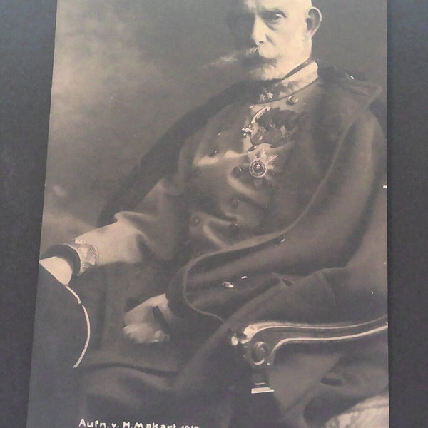 Porträt Militär unbekannt Aufname von H Makart 1910 JW 500296 C