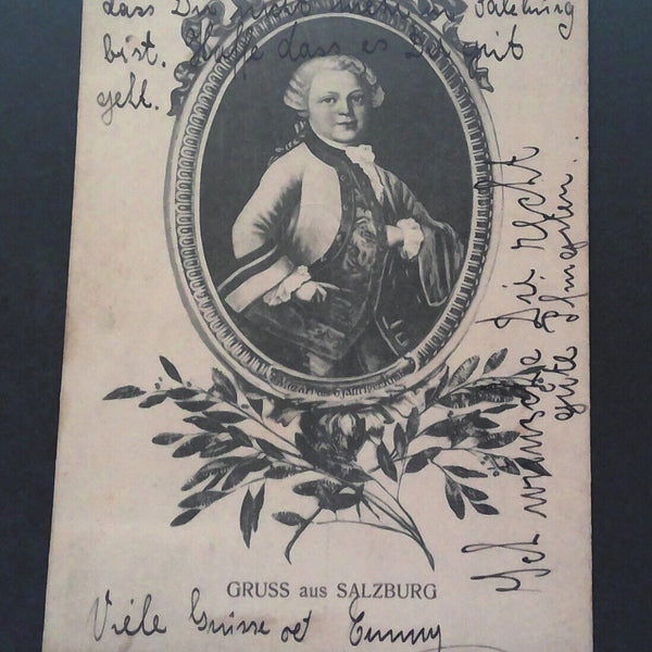 Gruss aus Salzburg Porträt Mozart als 6jähriger Gemälde JW 800100 C
