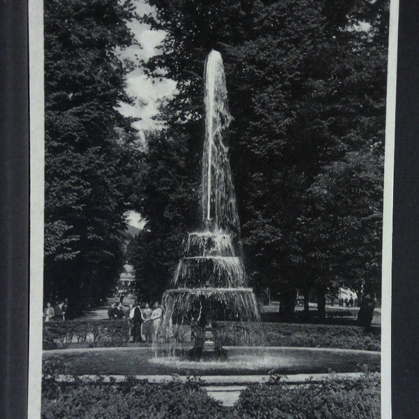 Bad Pyrmont Springbrunnen in der Hauptallee 85034 jw J