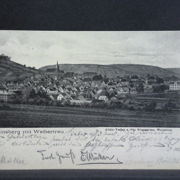 Weinsberg mit Weibertreu Berg Kirche 80190 jw J