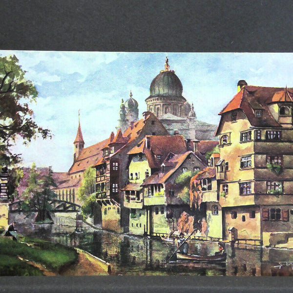 Nürnberg Insel Schütt Gemälde 723 jw J