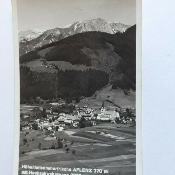 Höhenluftsommerfrische Aflenz 770m mit Hochschwabgruppe 2278m. 20288 ShSt