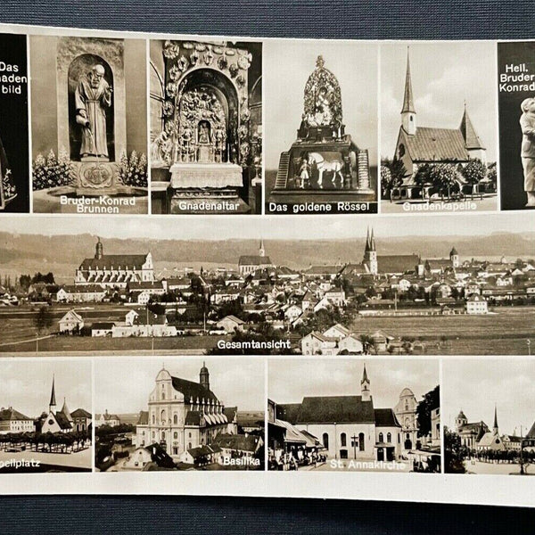 Gnadenort Altötting Stadt Collage Wallfahrtsort Bayern Deutschland 401058 TH A