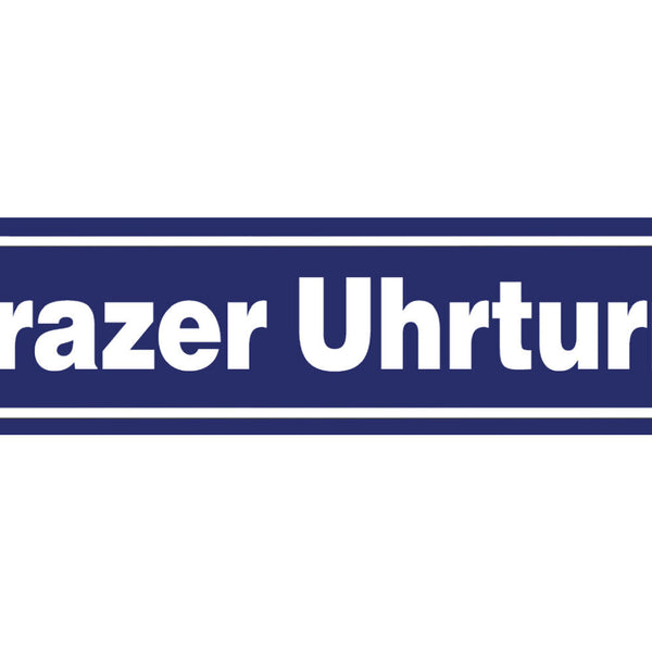 Schild Grazer Uhrturm Graz Steiermark Schloßberg Ort Platz 46 x 10 Blech od.Holz