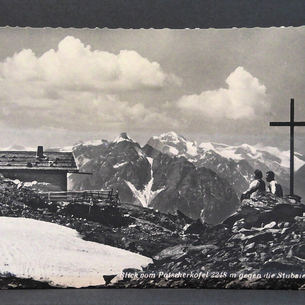 Patscherkofel gegen die Stubaiergletscher JW 476 C