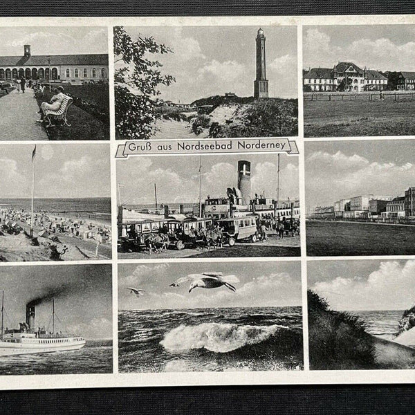 Gruß aus Nordseebad Norderney Collage Hafen Niedersachsen Deutschland 400987 A