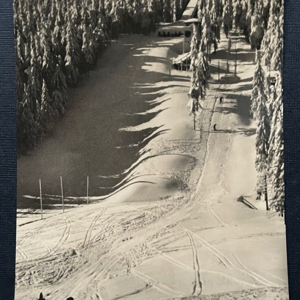 Eckerloch Sprungschanze Harz Schnee Berg Sachsen-Anhalt Deutschland 401014 TH A