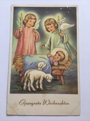 Glückwunsch. Engel und Jesuskind. 643.
