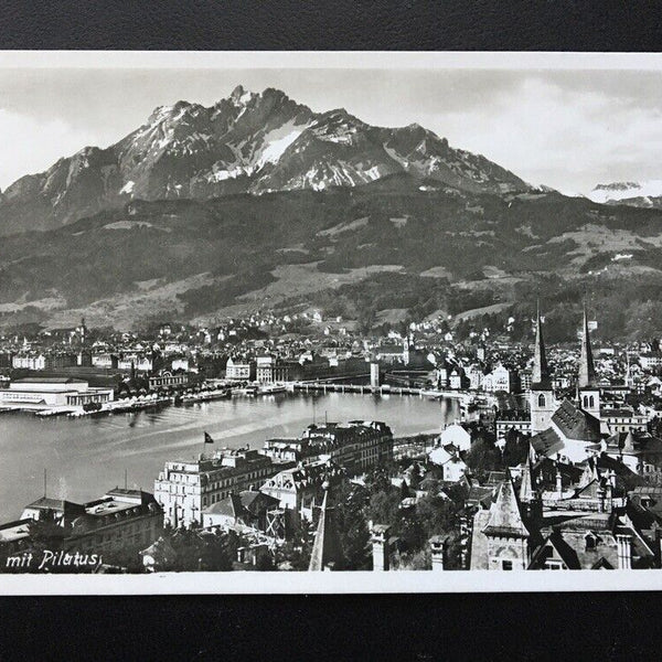 Luzern mit Pilatus - Blick auf Stadt - Schweiz 400382 TH