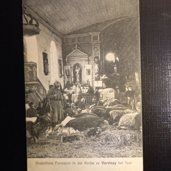Obdachlose Franzosen i.d. Kirche zu Varvinay bei Toul 410562 gr C