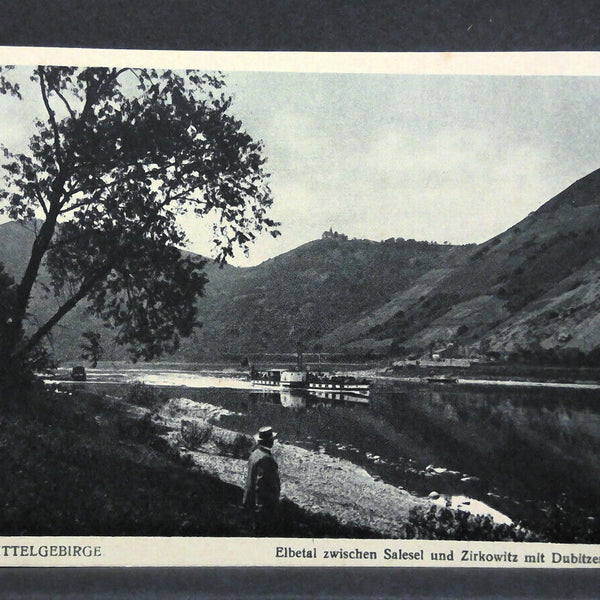Böhmisches Mittelgebirge Elbtal Salesel Zirkowitz Dubitzer Kirchlein JW 500076 C
