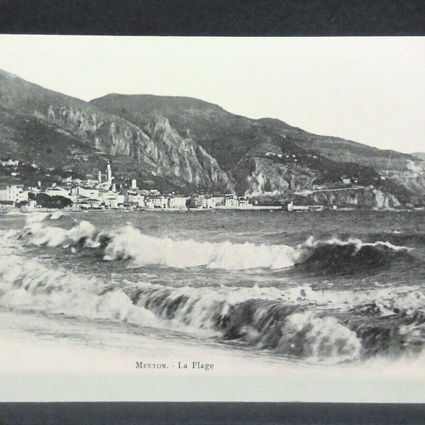 Menton La Plage Meer Küste JW 0087 C