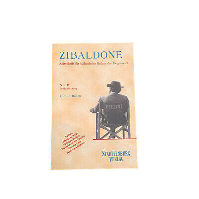 5638 ZIBALDONE: ZEITSCHRIFT FÜR ITALIENISCHE KULTUR DER GEGENWART NO. 37 +Abb