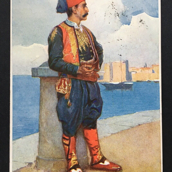Ragusaner (H.Printz) Uniform Fes Schiff Republik Ragusa Soldat Militär 400885 A