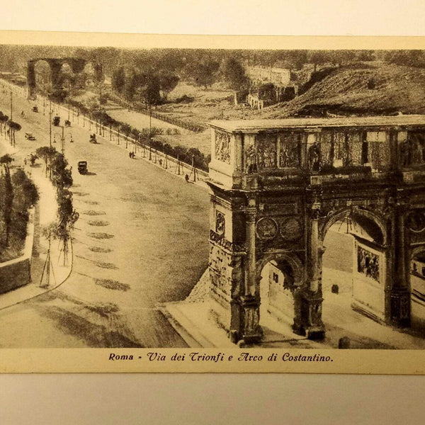 Roma Rom Via dei Trionfi e Arco di Costantino Auto Torbogen 50317