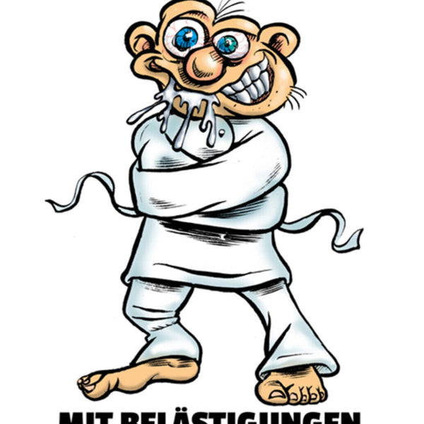 Schild Spruch Irrenanstalt Betreten auf eigene Gefahr! Mit Blästigungen muss JW