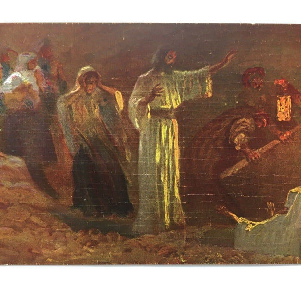 Auferweckung des Lazarus (R.Leinweber) - Hl. Schrift - Künstlerkarte 110087 TH