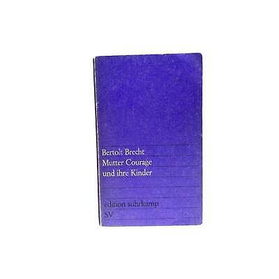 Bertolt Brecht MUTTER COURAGE UND IHRE KINDER suhrkamp Verlag+Abb