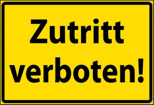 Nostalgie Spruch Schild Gefahr Zutritt Verboten 20x30