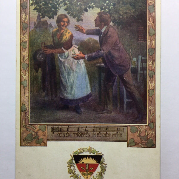 Deutscher Schulverein - Keinen Tropfen im Becher mehr / Künstlerkarte 30132 TH