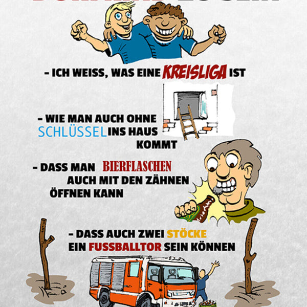 Schild Spruch Ich bin stolz ein Dorfkind zu sein Ich weiß was eine Kreisliga JW