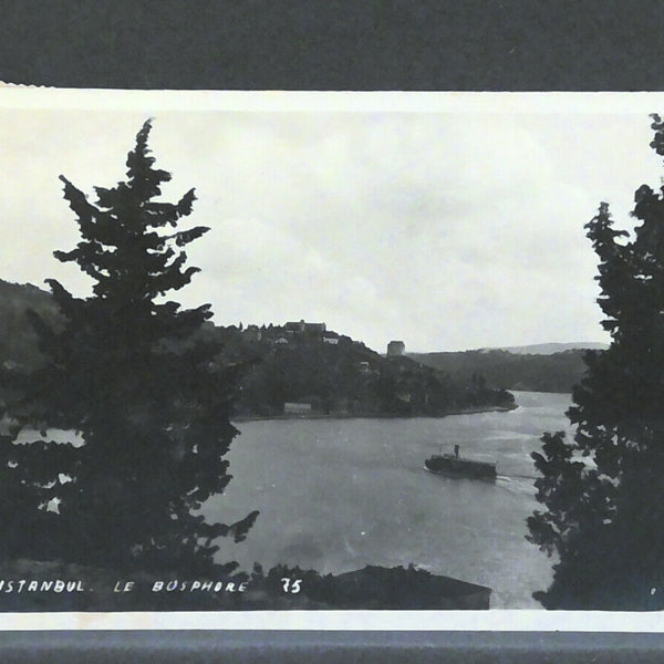 Istanbul Türkei Le Bosphore Bosporus Meer Schiff JW 410232 F