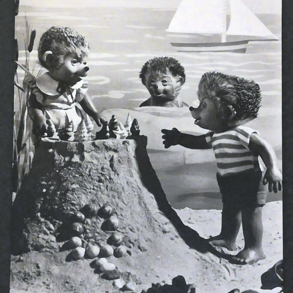Frohe Feriengrüße Igel Strand Schiff JW 410175 F