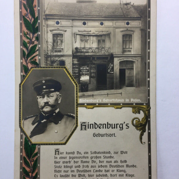 Hindenburg’s Geburtsort 30070 TH SH1