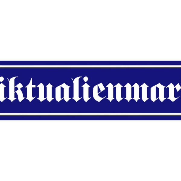 Schild Viktualien Markt München Bayern Ort Straße Platz 46 x 10 Blech od. Holz