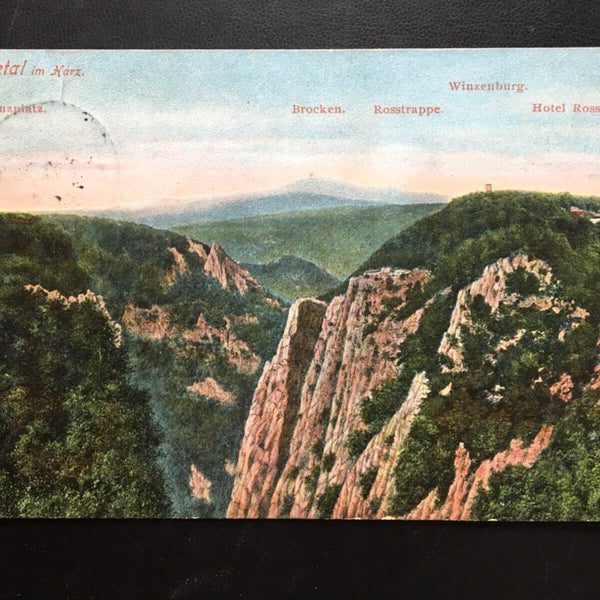 Bodetal im Harz - Hexentanzplatz - Brocken - Mittelgebirge Harz 140443 TH