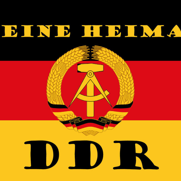 Schild DDR Heimat Ost Deutschland Osten 12x18 / 20x30 / 30x40 Blech od. Holz