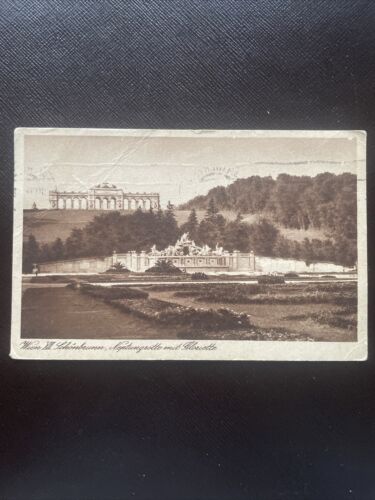 Wien Schönbrunn, Neptungrotte mit Gloriette 400791 DN A