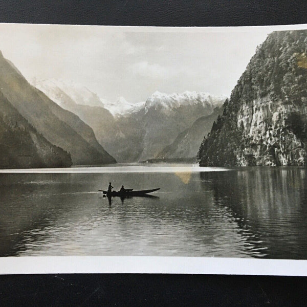Der Königssee - Ruderboot -  Berchtesgaden Bayern - Deutschland 400273 TH F