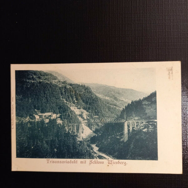 Trisannaviadukt mit Schloss Wieberg 400244 gr F