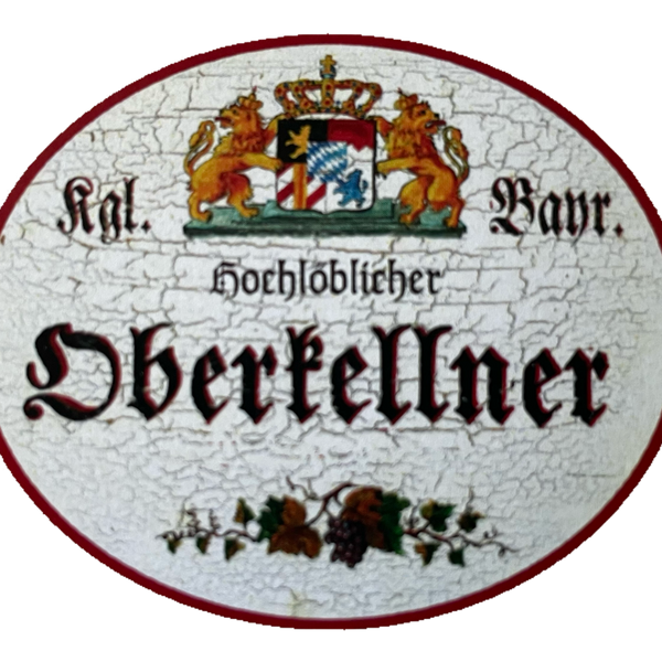 Nostalgie Holz Schild Bayern Königlich Bayerischer Hochlöblicher Oberkellner