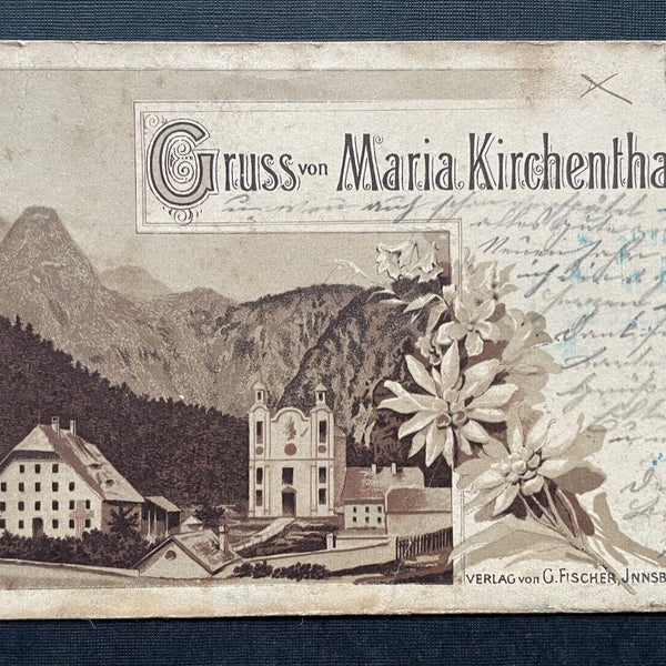 Gruss aus Maria Kirchental Wallfahrtskirche Lofer Salzburg Österreich 400432 TH