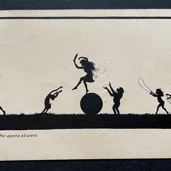 Per aspera ad astra (Diefenbach) Scherenschnitt Silhouette Kinder Ball 400461 TH