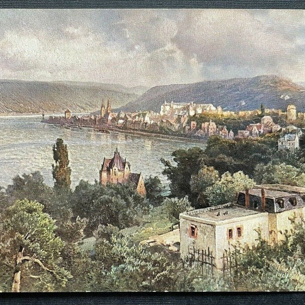 Boppard Stadt Rhein Fluss Kirche Gebäude Rheinland-Pfalz Deutschland 410132 TH C