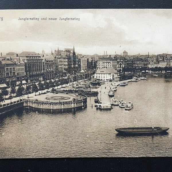 Hamburg - Jungfernstieg & neuer Jungfernstieg - Hafen - Deutschland 400334 TH D