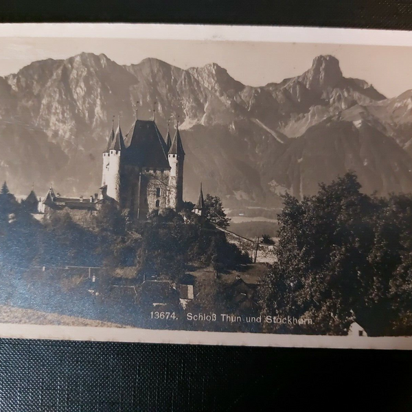 Schloß Thun und Stockhorn Burg Berge Gebirge Architektur 402556 WM G