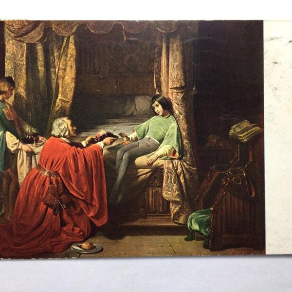 Hungertod des Gaston de Foix (C.Jacquand) - Künstlerkarte 30164 TH
