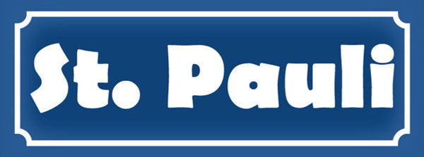 Schild St. Pauli Hamburg Straße Platz Ort Stadt Teil 27 x 10 Blech od. Holz