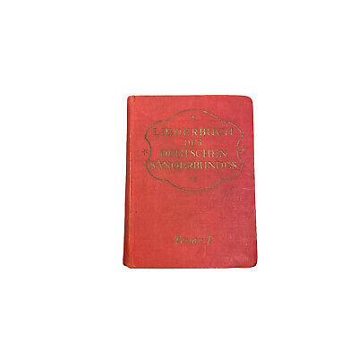 5608 Deutscher Sängerbund LIEDERBUCH DES DEUTSCHEN SÄNGERBUNDES. TENOR I. BAND