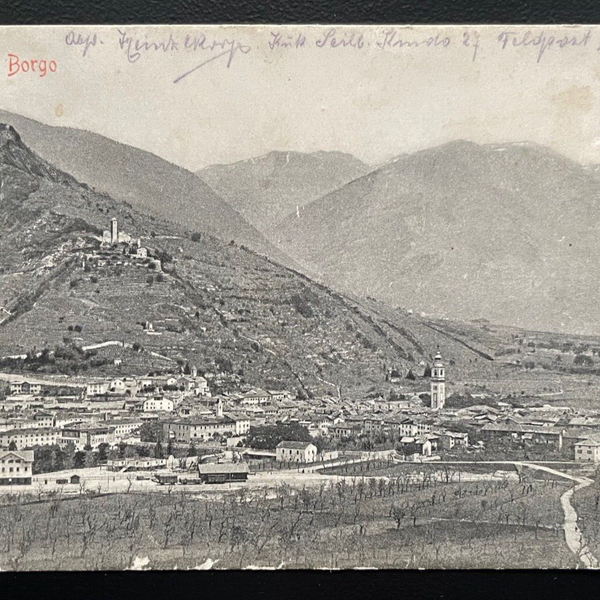 Borgo Valsugana Ort Gebirge Berg Trient Trentino-Südtirol Italien 600180A TH D