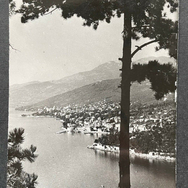 Opatija Seebad Bucht Ufer Istrien Baum Berg Kroatien Jugoslawien 402681 TH C