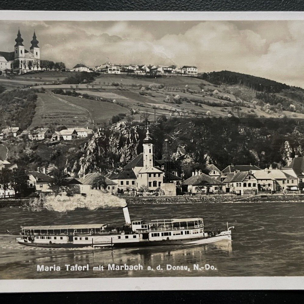 Maria Taferl Marbach a.d.Donau Fluss Kirche Schiff Niederösterreich 600158A TH D